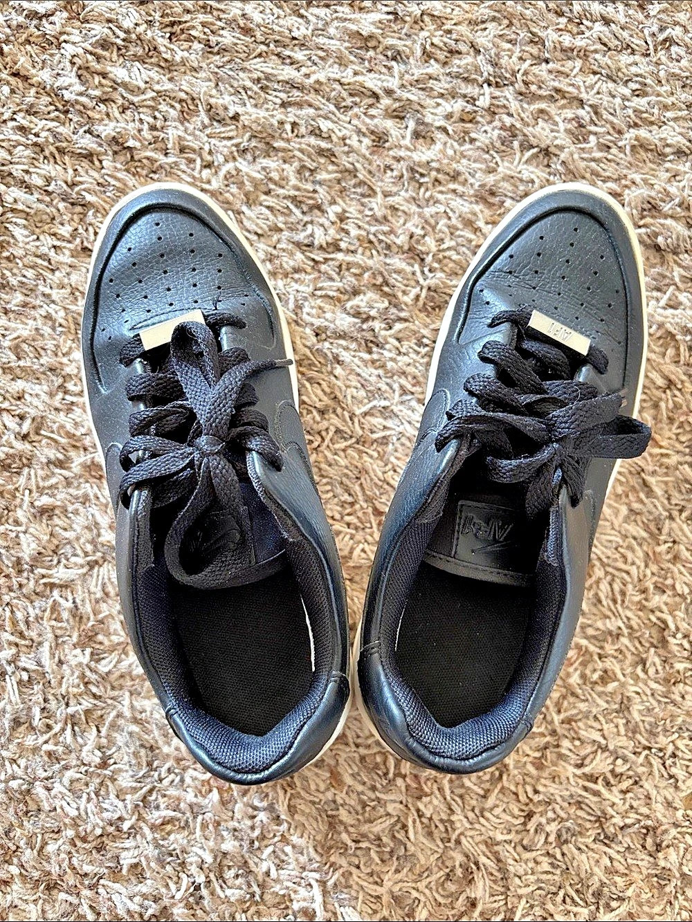 Nike Air Force 1 Sage Low Black White Sage Low Sneakers Black & White US 6